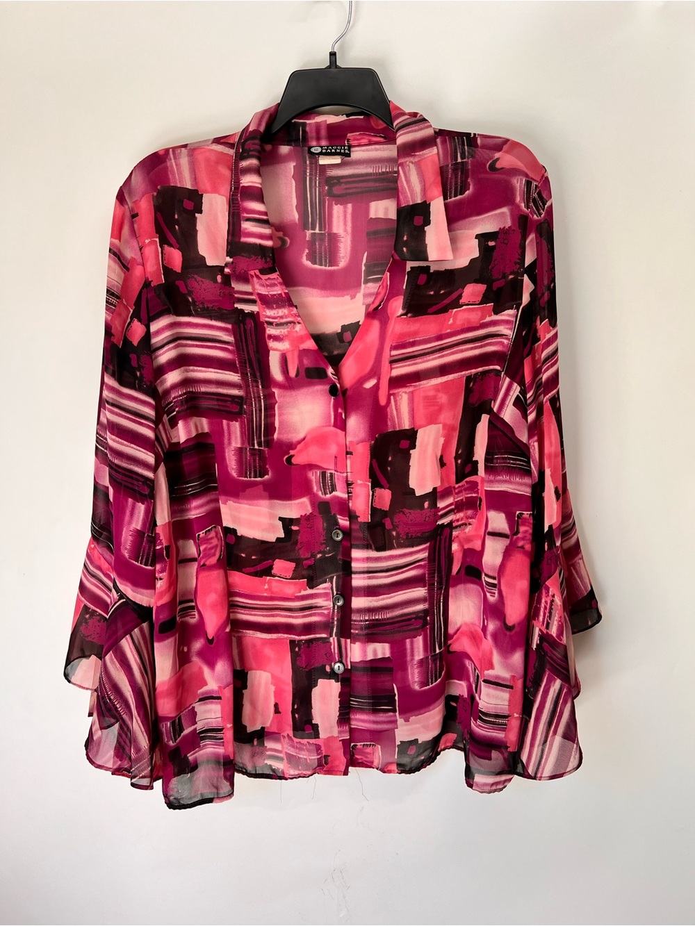 Maggie Barnes vintage sheer blouse